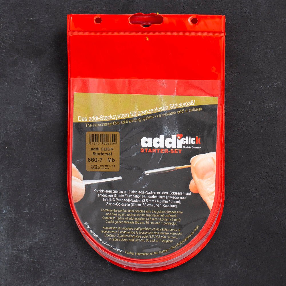 Addi Click Başlangıç Misinalı Şiş Seti - 660-7 - Hobium